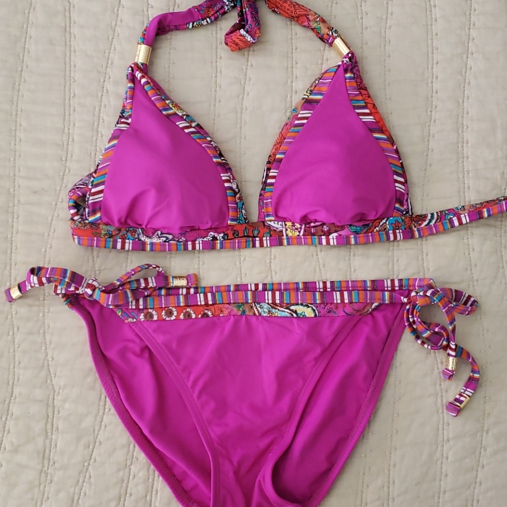 Pink bikini set